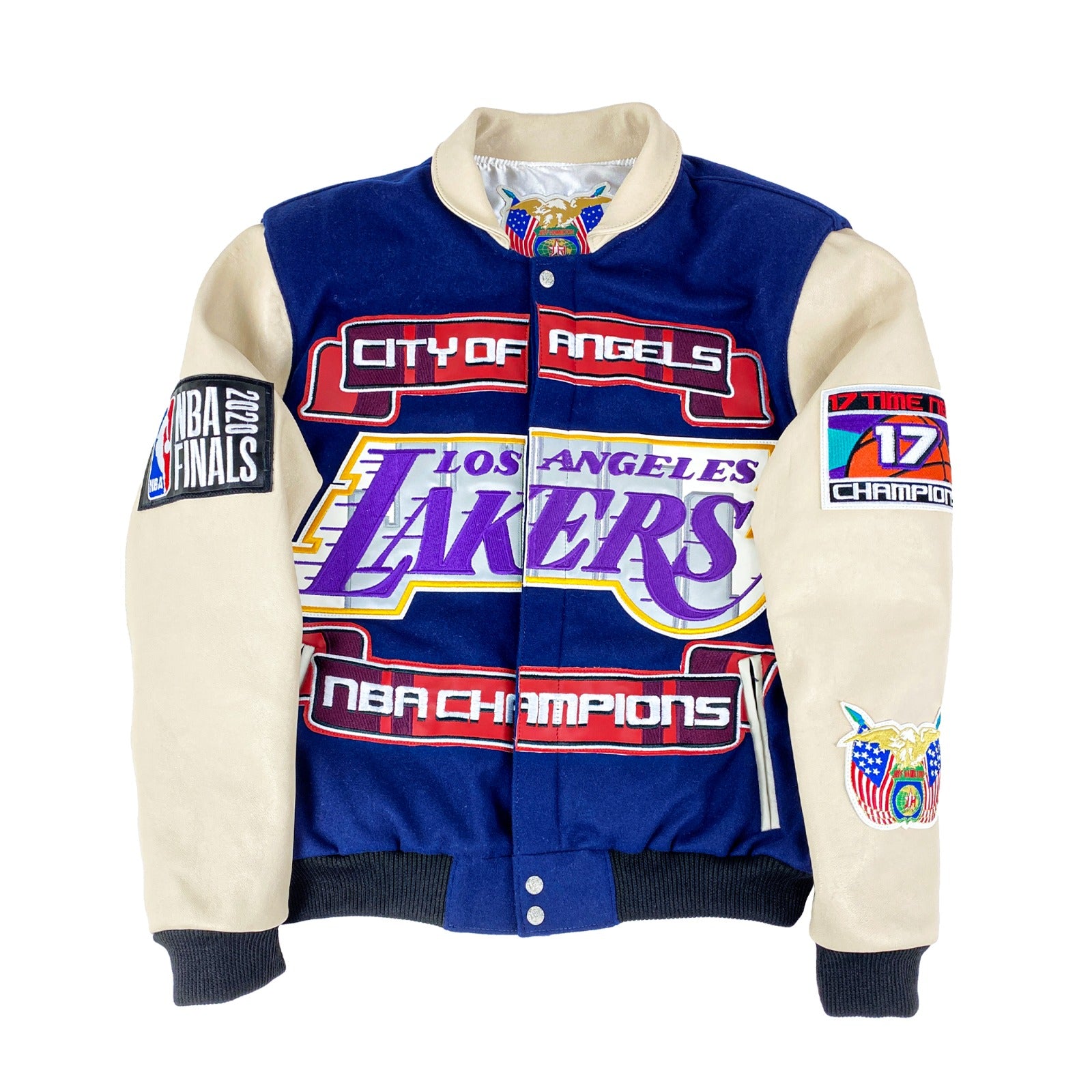 LOS ANGELES LAKERS 2020 CHAMPIONSHIP GENUINE LEATHER JACKET