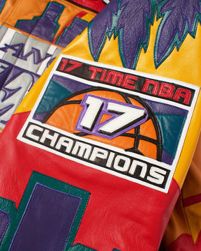 Three-Peat Los Angeles Lakers 2002 NBA Champions Jacket