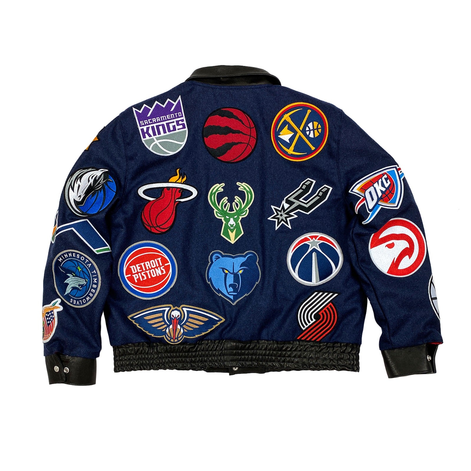 NBA COLLAGE WOOL/LEATHER