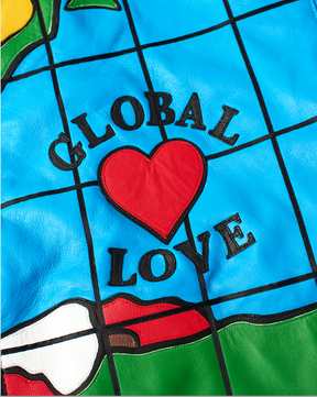 LIMITED EDITION - Global Love Genuine Leather Jacket